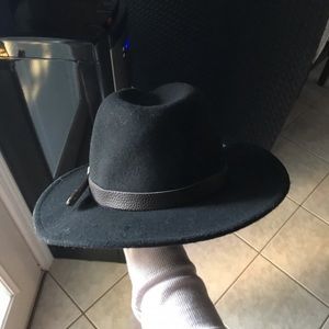 Black bohemian hat